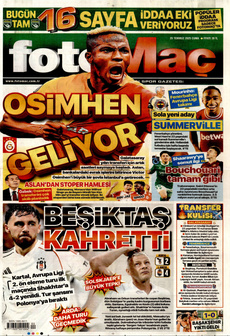 FOTOMAÇ 25 Temmuz 2025 gazete manşeti