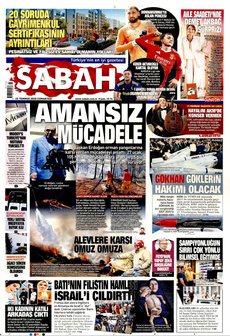 SABAH 26 Temmuz 2025 gazete manşeti