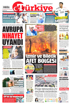 TÜRKİYE GAZETESİ 26 Temmuz 2025 gazete manşeti
