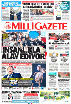 MİLLİ GAZETE 26 Temmuz 2025 gazete manşeti