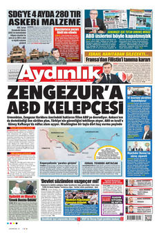 AYDINLIK GAZETESİ 26 Temmuz 2025 gazete manşeti
