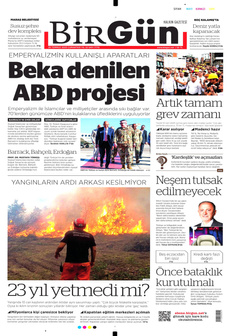 BİRGÜN 26 Temmuz 2025 gazete manşeti