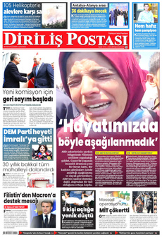 DİRİLİŞ POSTASI 26 Temmuz 2025 gazete manşeti