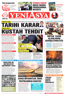 YENİ ASYA 26 Temmuz 2025 gazete manşeti