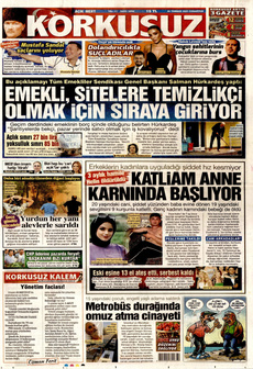 KORKUSUZ 26 Temmuz 2025 gazete manşeti