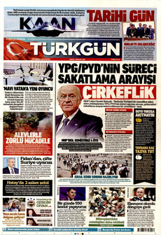 TÜRKGÜN 27 Temmuz 2025 gazete manşeti