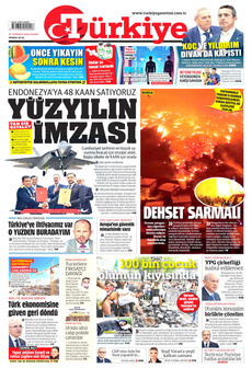 TÜRKİYE GAZETESİ 27 Temmuz 2025 gazete manşeti