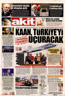 YENİ AKİT 27 Temmuz 2025 gazete manşeti
