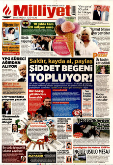 MİLLİYET 27 Temmuz 2025 gazete manşeti