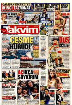 TAKVİM 27 Temmuz 2025 gazete manşeti