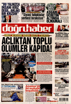 DOĞRU HABER 27 Temmuz 2025 gazete manşeti