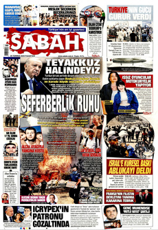 SABAH 28 Temmuz 2025 gazete manşeti