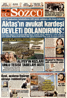 SÖZCÜ 28 Temmuz 2025 gazete manşeti