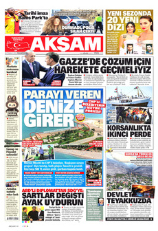 AKŞAM 28 Temmuz 2025 gazete manşeti