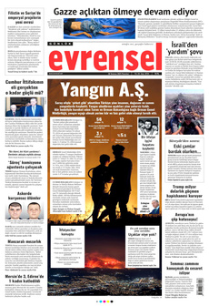 EVRENSEL 28 Temmuz 2025 gazete manşeti