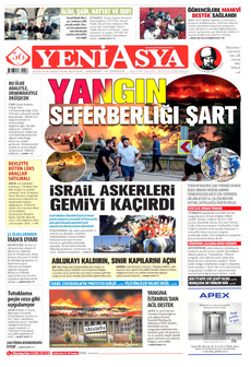 YENİ ASYA 28 Temmuz 2025 gazete manşeti