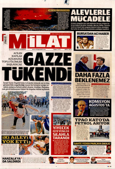 MİLAT 28 Temmuz 2025 gazete manşeti
