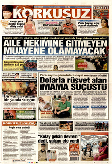 KORKUSUZ 28 Temmuz 2025 gazete manşeti