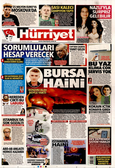 HÜRRİYET 29 Temmuz 2025 gazete manşeti