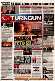 TÜRKGÜN 29 Temmuz 2025 gazete manşeti