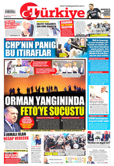 TÜRKİYE GAZETESİ 29 Temmuz 2025 gazete manşeti