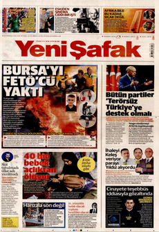 YENİ ŞAFAK 29 Temmuz 2025 gazete manşeti