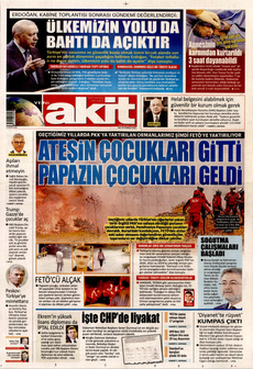 YENİ AKİT 29 Temmuz 2025 gazete manşeti