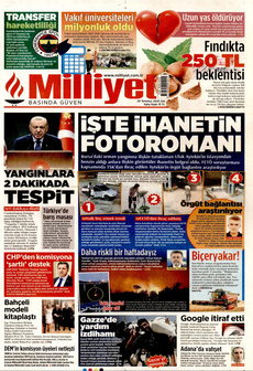 MİLLİYET 29 Temmuz 2025 gazete manşeti