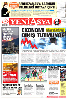 YENİ ASYA 29 Temmuz 2025 gazete manşeti