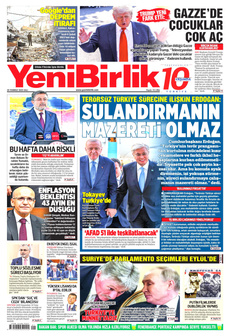 YENİBİRLİK 29 Temmuz 2025 gazete manşeti