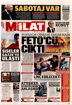 MİLAT 29 Temmuz 2025 gazete manşeti