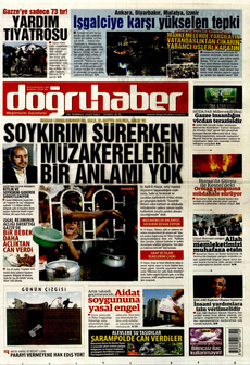 DOĞRU HABER 29 Temmuz 2025 gazete manşeti