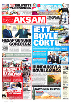 AKŞAM 30 Temmuz 2025 gazete manşeti