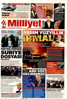 MİLLİYET 30 Temmuz 2025 gazete manşeti