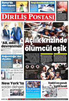 DİRİLİŞ POSTASI 30 Temmuz 2025 gazete manşeti