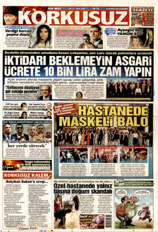 KORKUSUZ 30 Temmuz 2025 gazete manşeti