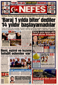 NEFES 31 Temmuz 2025 gazete manşeti
