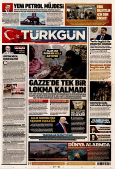 TÜRKGÜN 31 Temmuz 2025 gazete manşeti