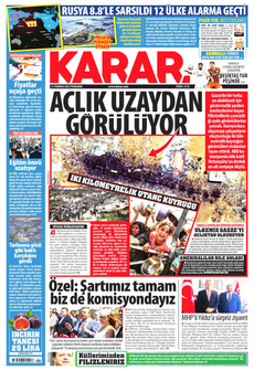 KARAR 31 Temmuz 2025 gazete manşeti