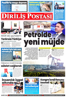 DİRİLİŞ POSTASI 31 Temmuz 2025 gazete manşeti