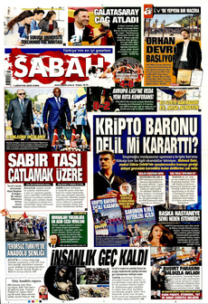 SABAH 1 Ağustos 2025 gazete manşeti
