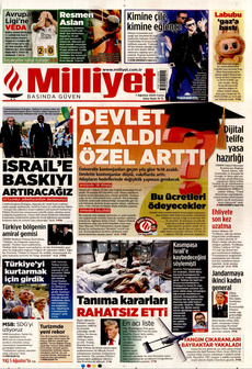 MİLLİYET 1 Ağustos 2025 gazete manşeti