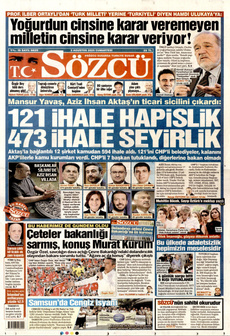 SÖZCÜ 2 Ağustos 2025 gazete manşeti