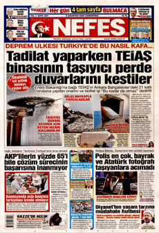 NEFES 2 Ağustos 2025 gazete manşeti
