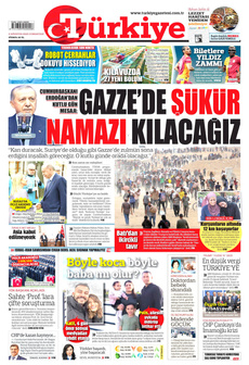 TÜRKİYE GAZETESİ 2 Ağustos 2025 gazete manşeti