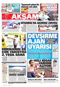 AKŞAM 2 Ağustos 2025 gazete manşeti