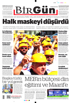 BİRGÜN 2 Ağustos 2025 gazete manşeti