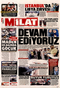 MİLAT 2 Ağustos 2025 gazete manşeti