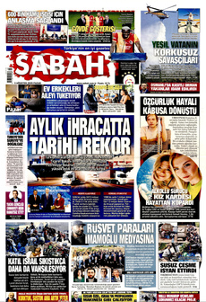 SABAH 3 Ağustos 2025 gazete manşeti