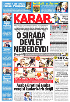 KARAR 3 Ağustos 2025 gazete manşeti